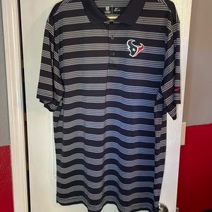 Nike Dri Fit NFL On Field Houston Texans Mens XL Polo